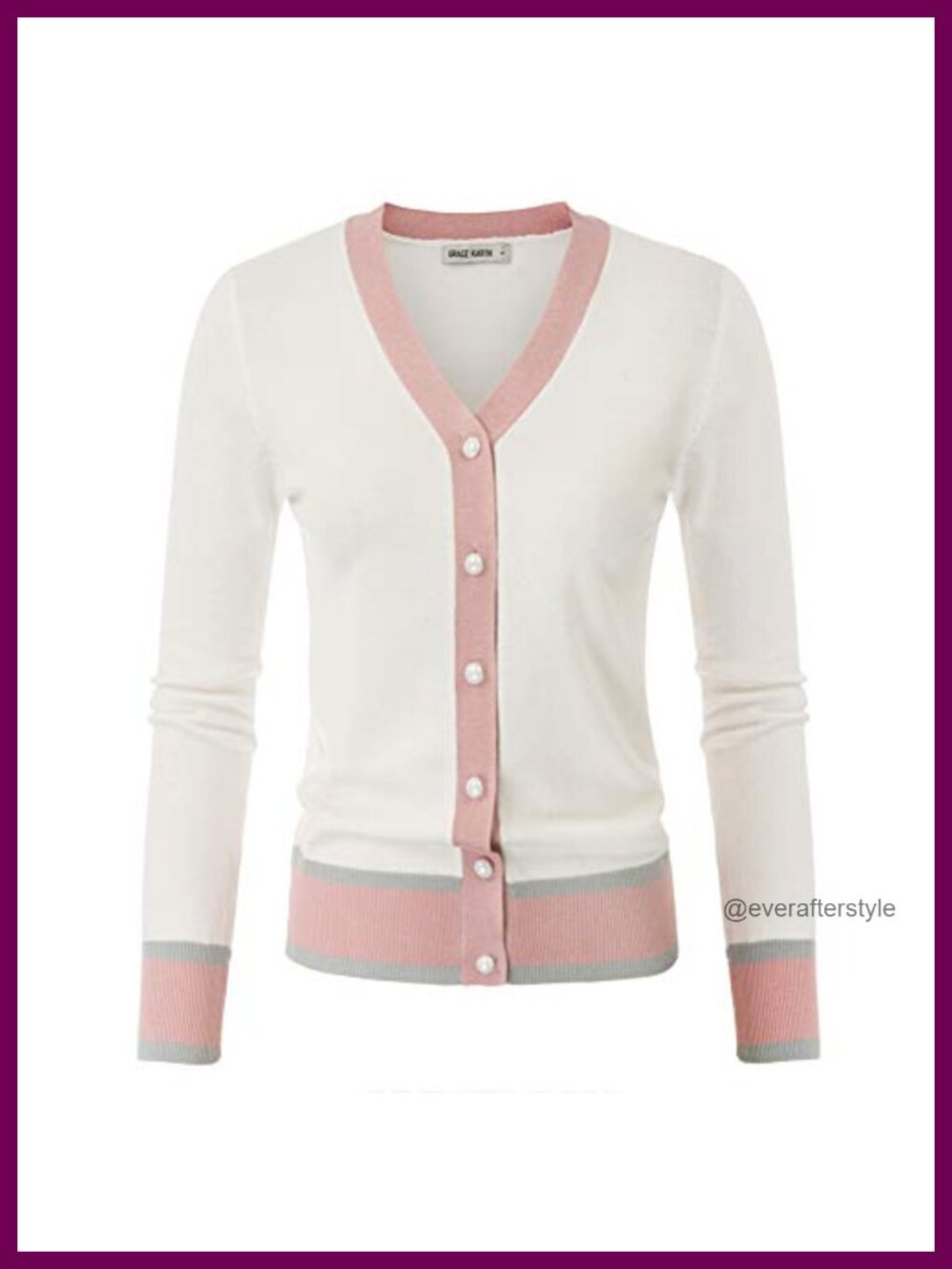 Lightweight Cropped Button Down V-Neck Cardigan Sweater